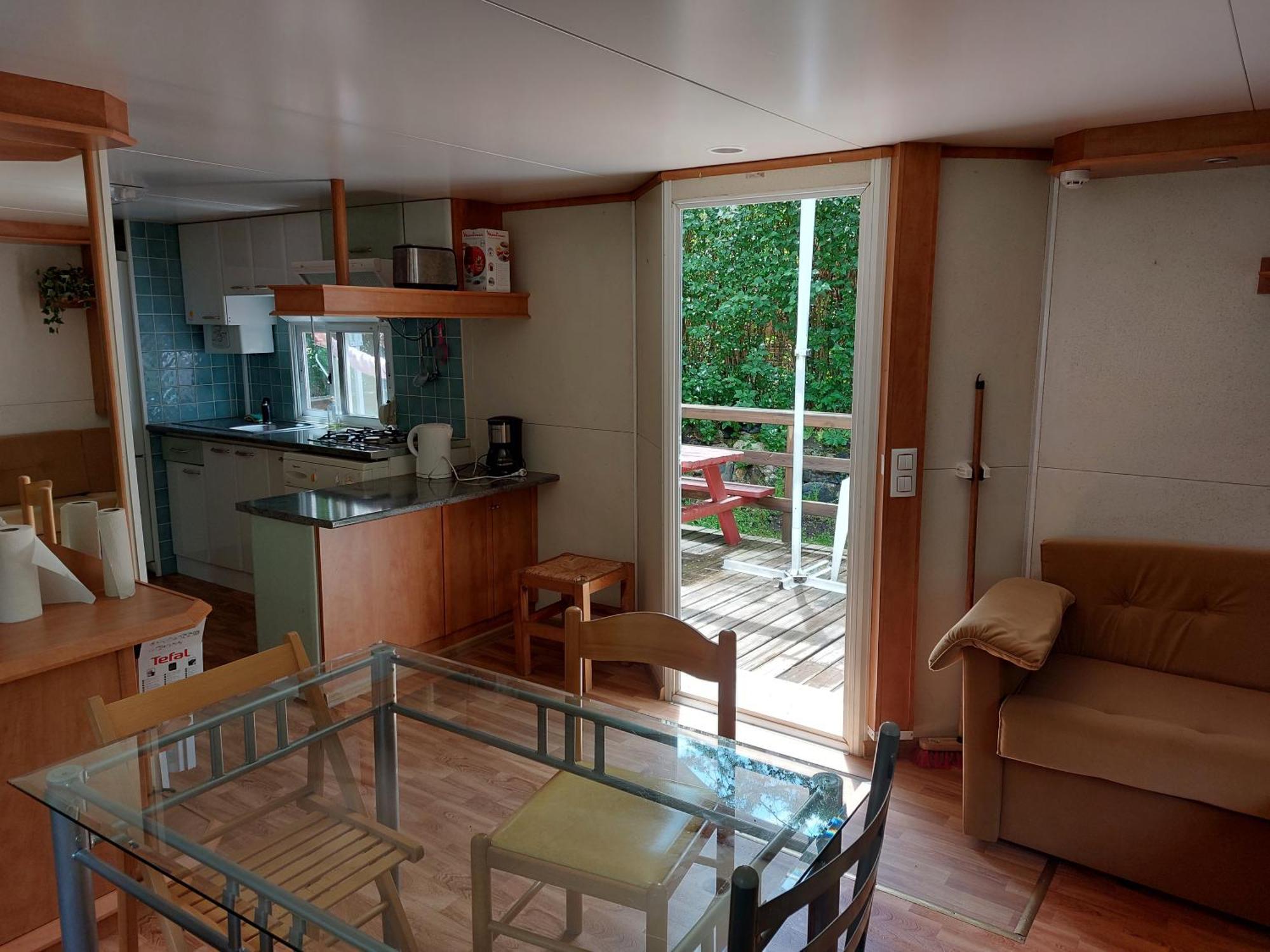 Camping L'Enclave Mobil-Home Estavar المظهر الخارجي الصورة