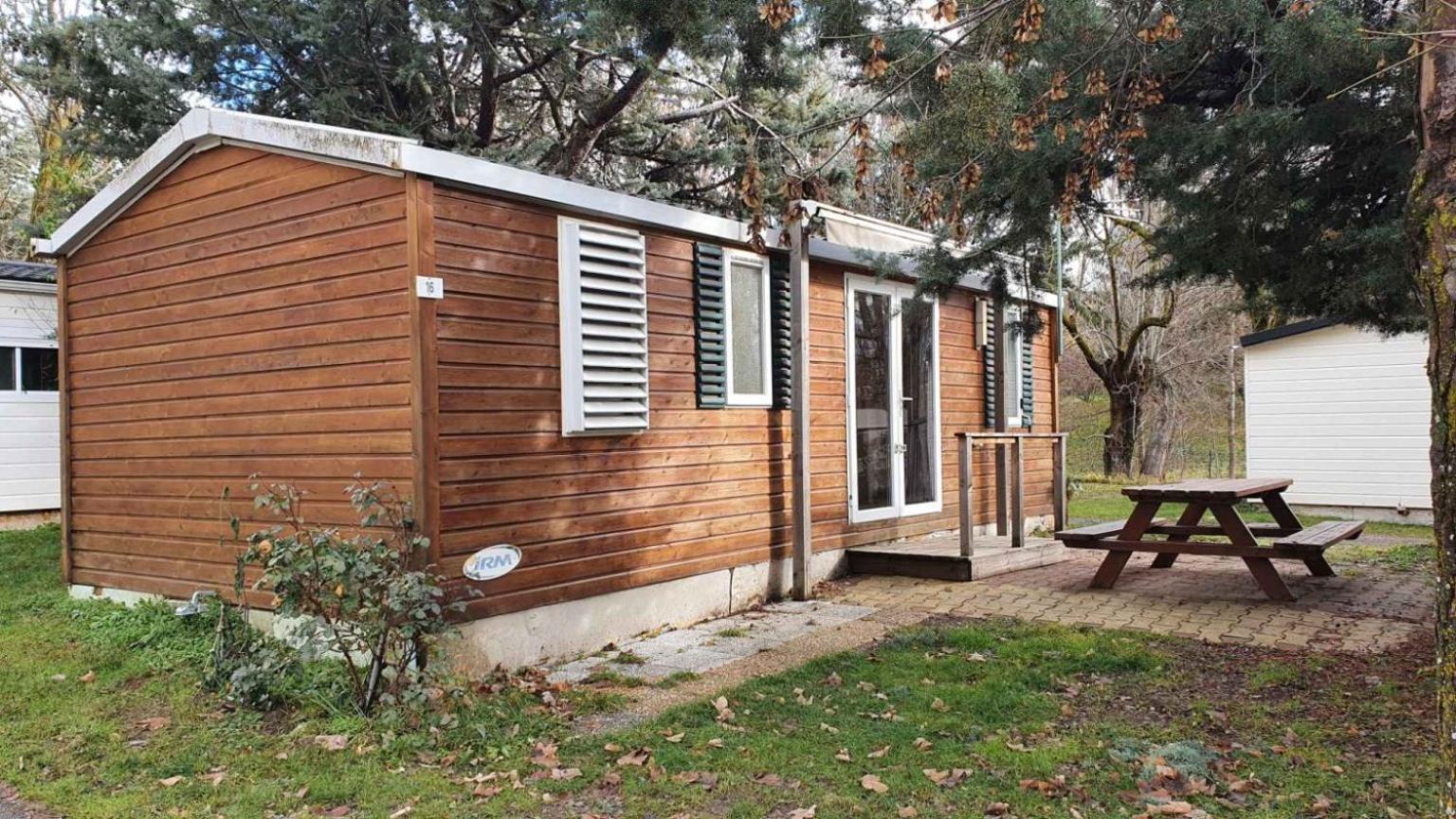 Camping L'Enclave Mobil-Home Estavar المظهر الخارجي الصورة